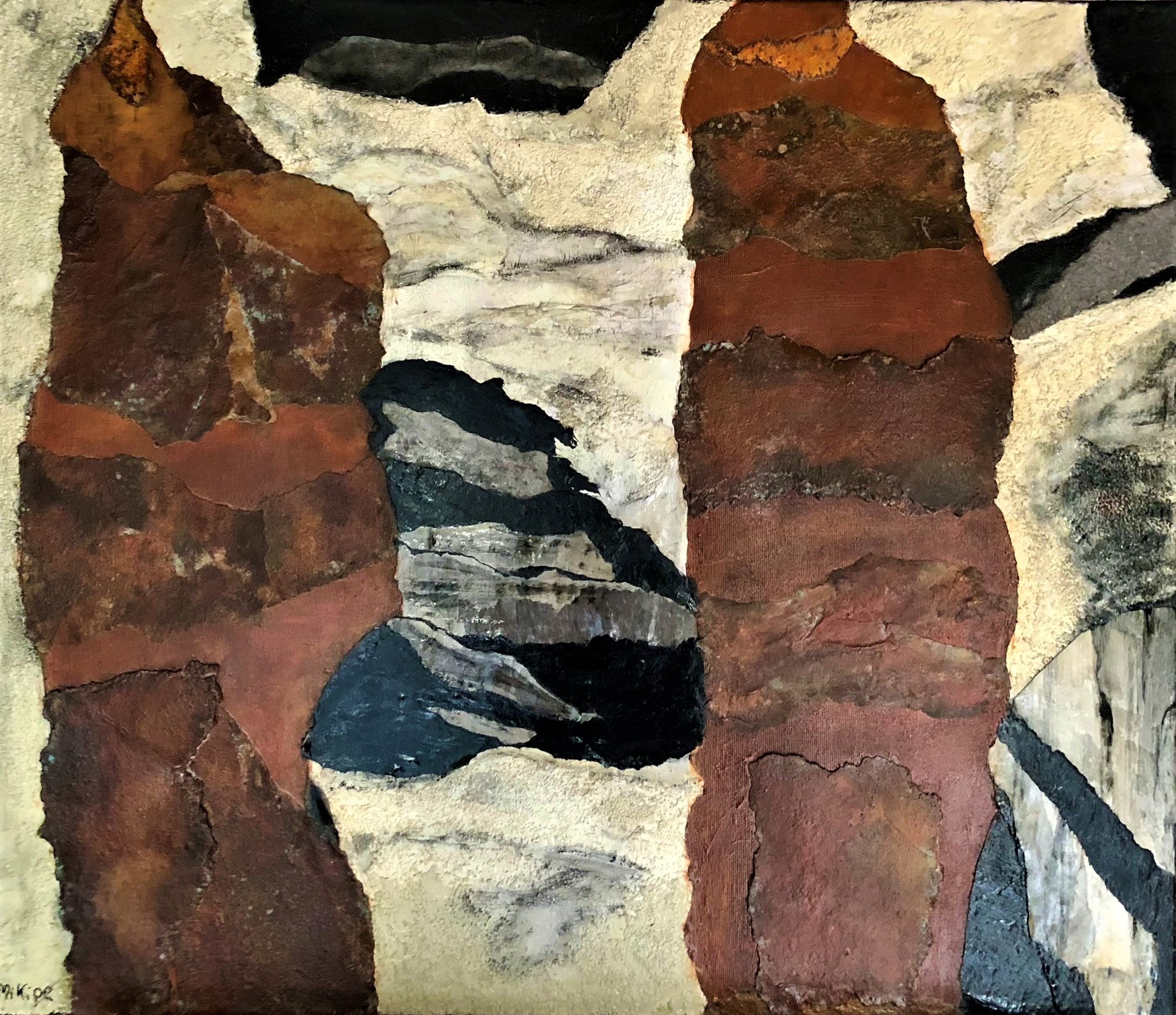 Beaty of Decay. Mixed Media 60x70.