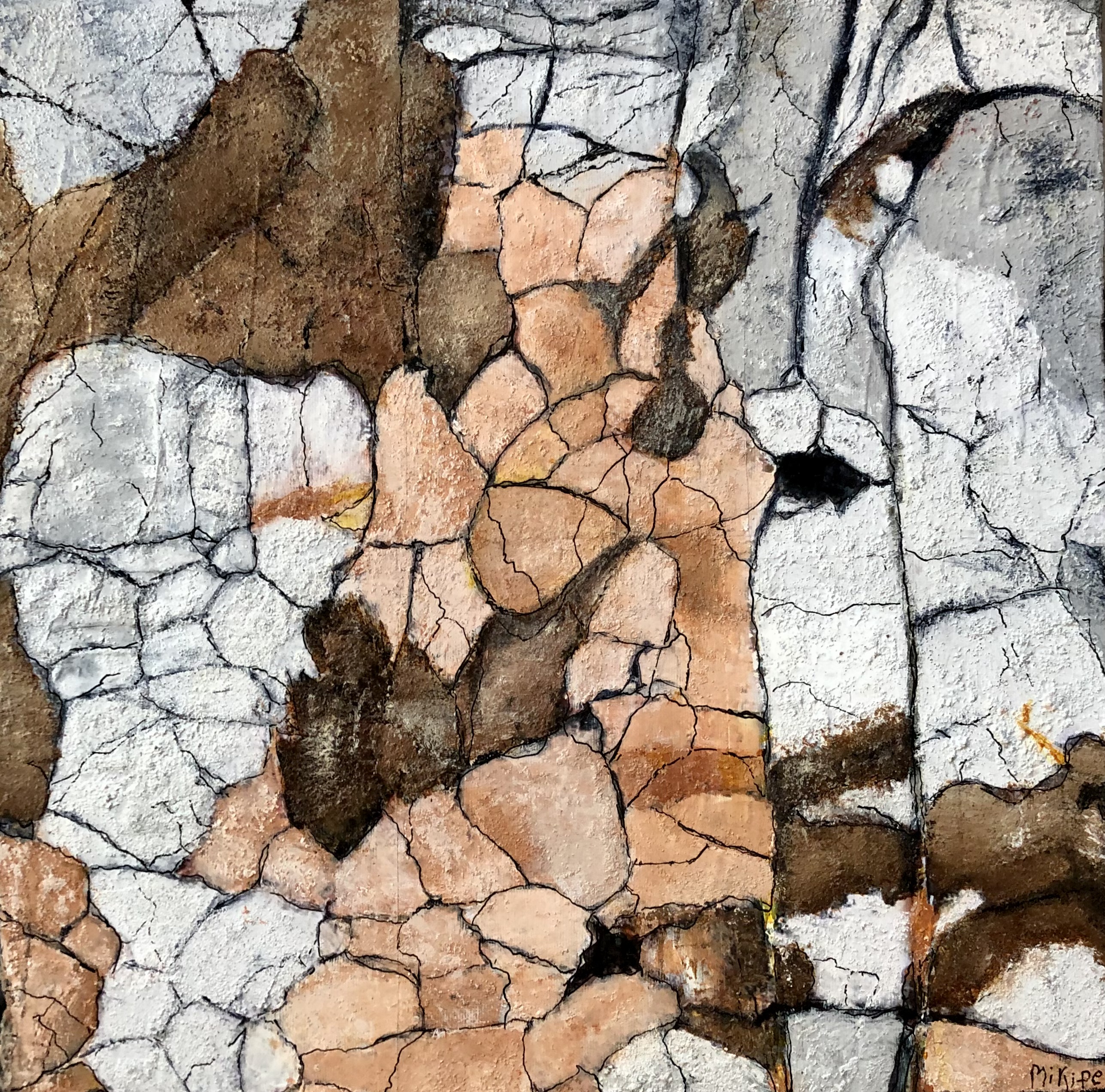 Pompei. 50x50. Akryl